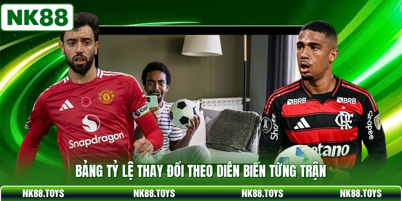Bảng tỷ lệ thay đổi theo diễn biến từng trận
