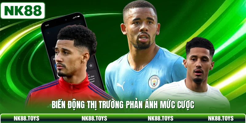 Biến động thị trường phản ánh mức cược
