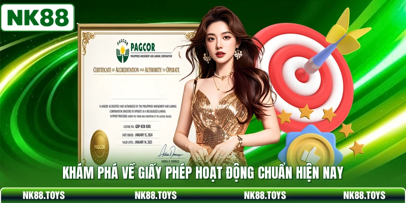 Khám phá về giấy phép hoạt động chuẩn hiện nay