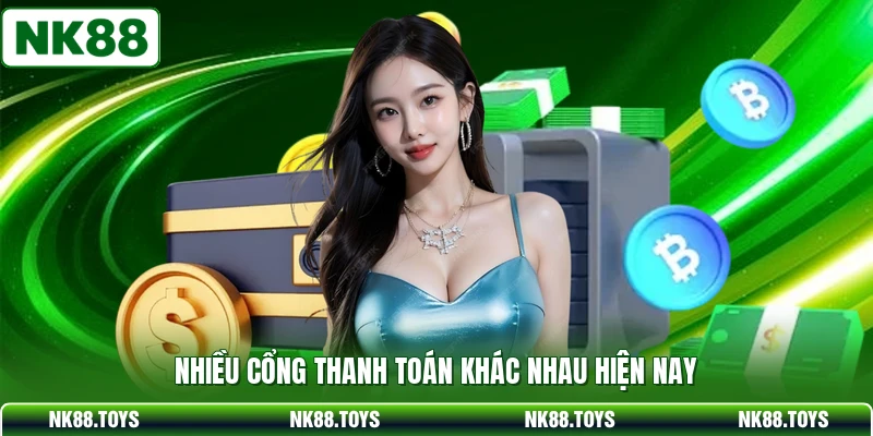 Nhiều cổng thanh toán khác nhau hiện nay