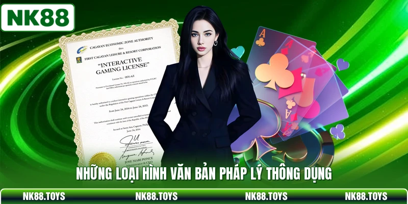 Những loại hình văn bản pháp lý thông dụng