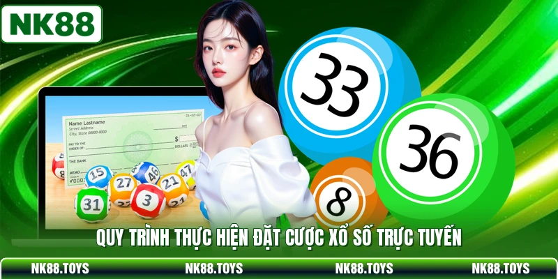 Quy trình thực hiện đặt cược xổ số trực tuyến